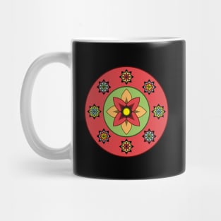 Blooming Flower of Life Mandala Mug